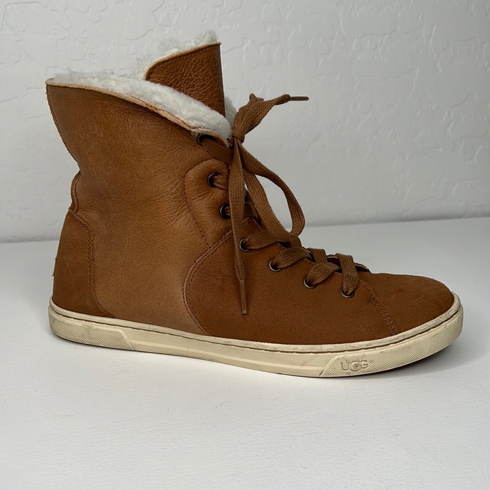UGG Brown High-Top Sneakers